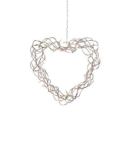 Markslöjd AURA Pendant Deco Heart 30cm Copper