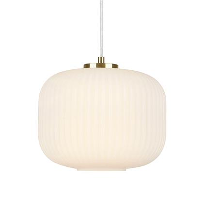 Markslöjd SOBER Pendant 1L Brushed Brass/White