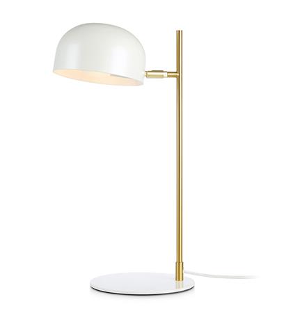 Markslöjd POSE Table 1L White/Brushed Brass