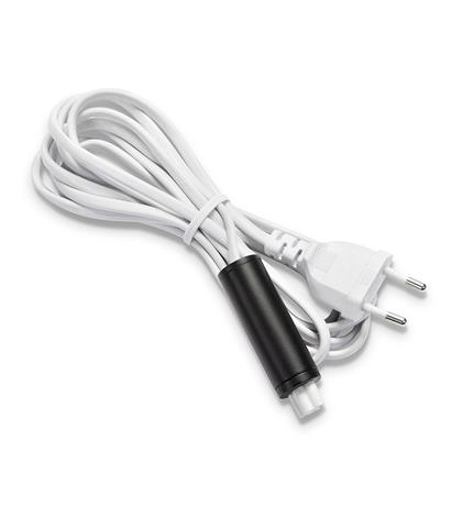 Markslöjd EXPAND Start Cable 3,5m Wallplug+Switch Black