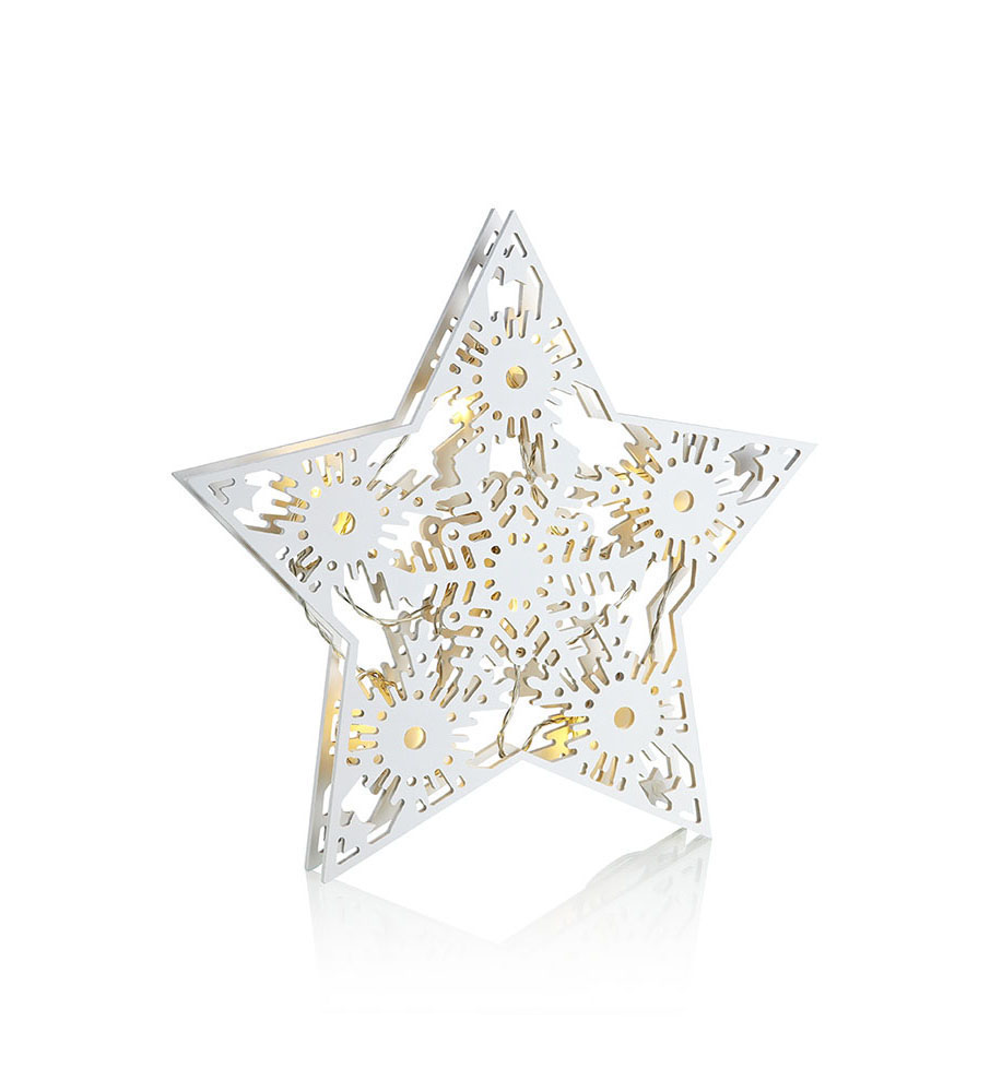 MARKSLÖJD PRINCE PENDANT DECORATION STAR 32 CM WHITE