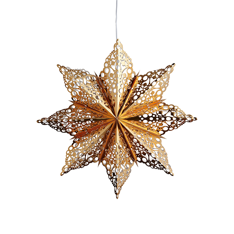 MARKSLÖJD MÄRTA Pendant  Paper Star 60cm Bronze