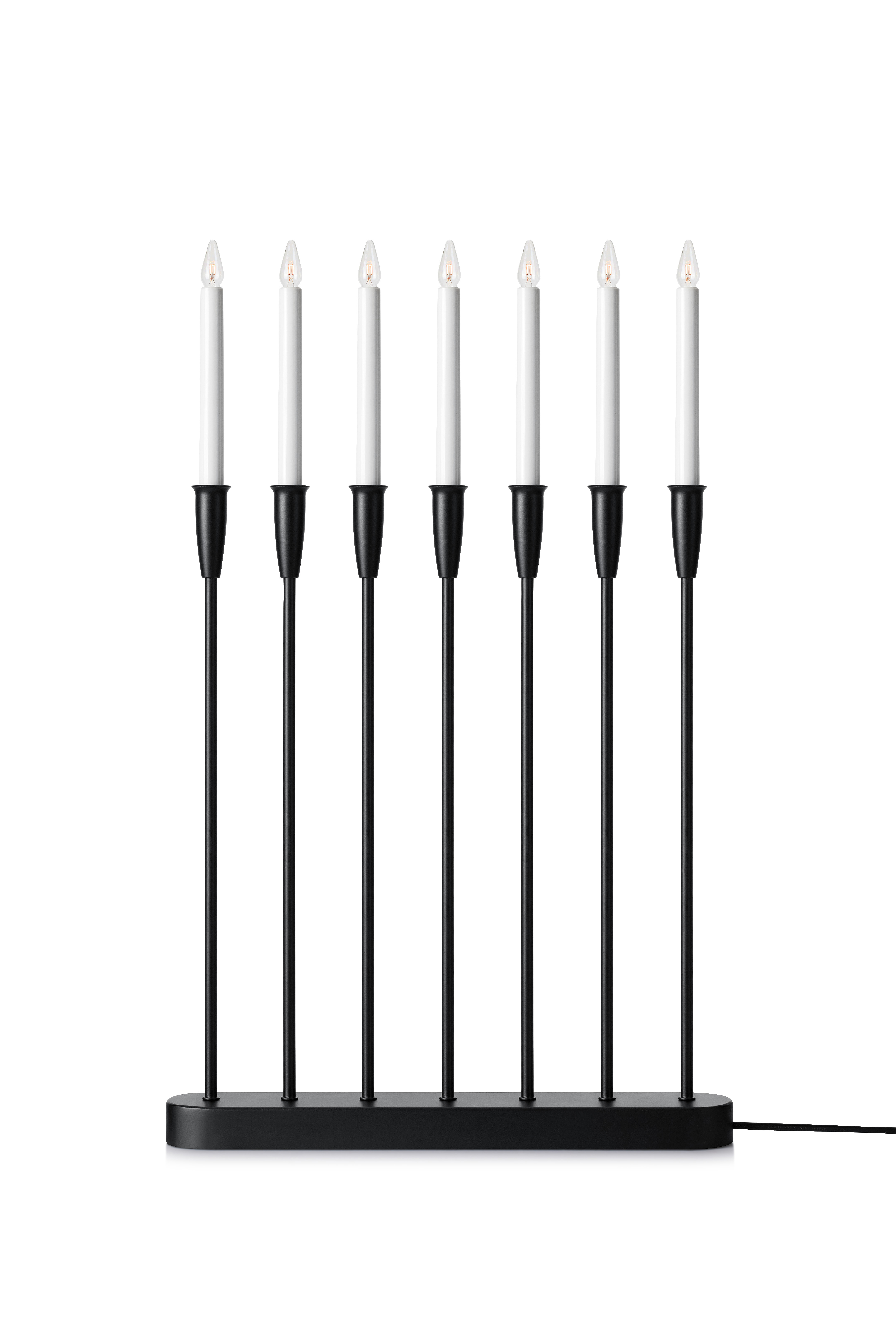 MARKSLÖJD GRASSE Candlestick 7L Black