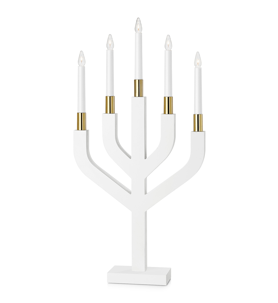 MARKSLÖJD APLARED Candlestick 5L White