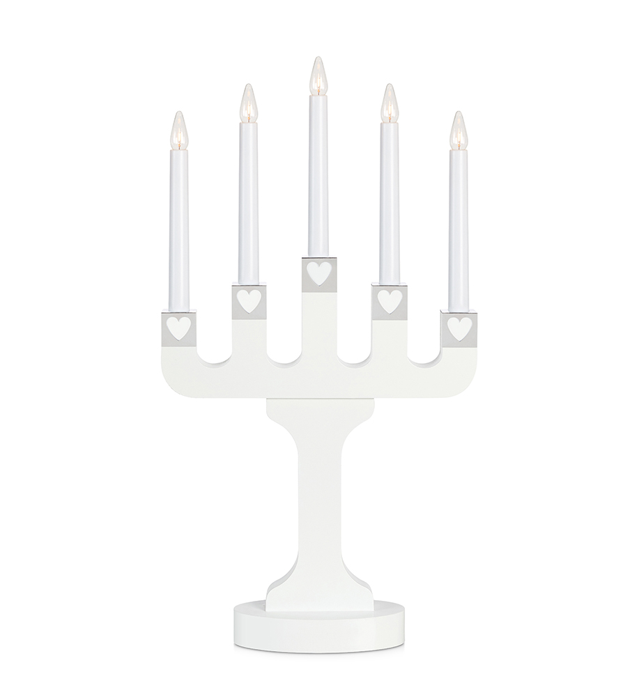 MARKSLÖJD LEILA Candlestick 5L White