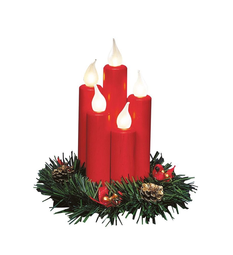 MARKSLÖJD HANNA Tabledecoration E10 LED Red