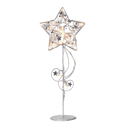 MARKSLÖJD HAGABERG Star Table 20L LED 45CM Silver