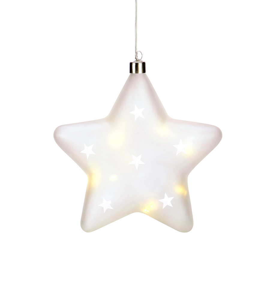 MARKSLÖJD LISETTE Pendant decoration Star 18 cm B/O