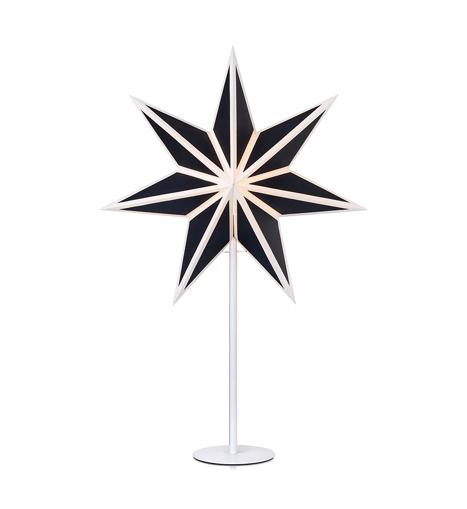 MARKSLÖJD ADELE Table Star 45 h65 White/Black