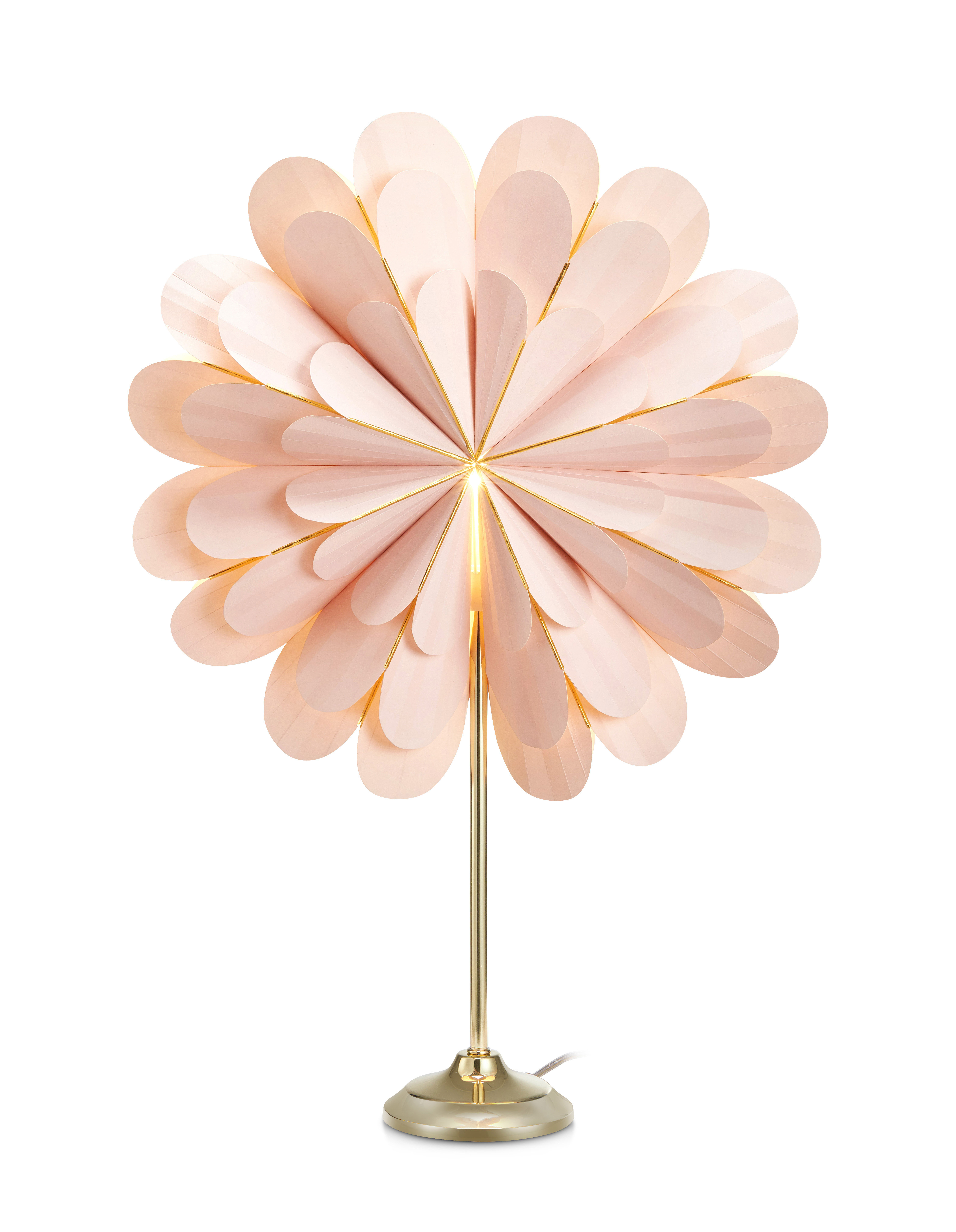 MARKSLÖJD MARIGOLD Table Star 45cm Pink/Brass