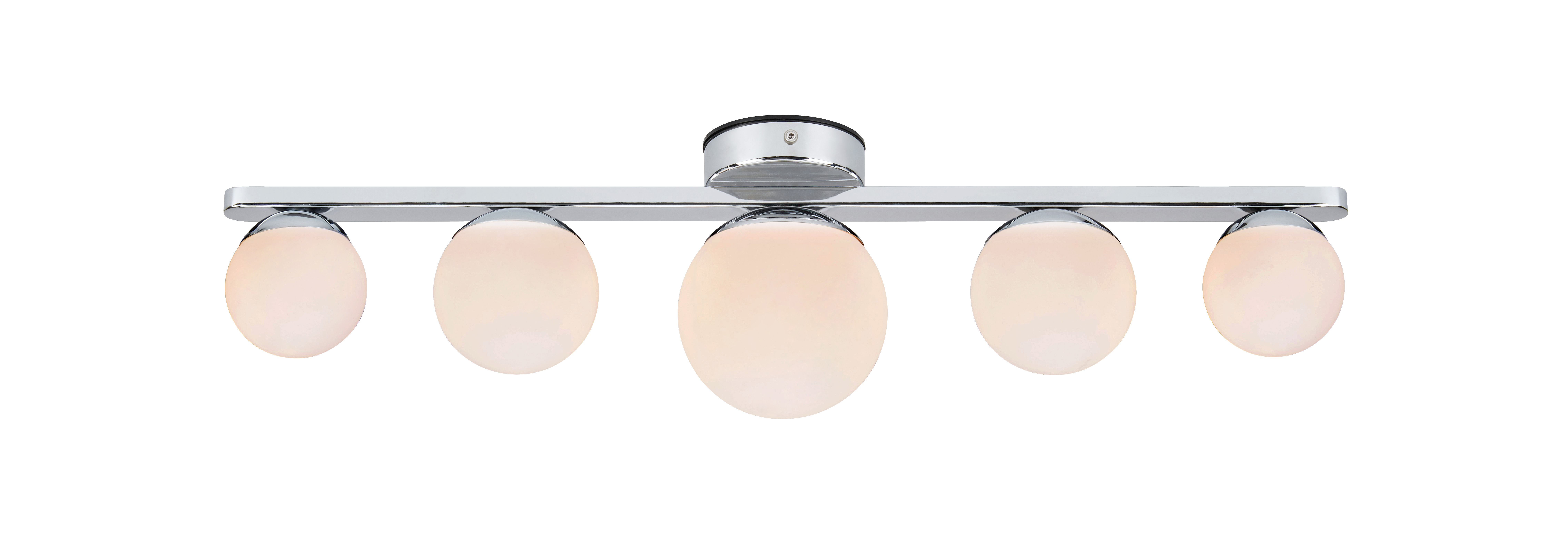 Markslöjd PURO Ceiling/Wall 5L Chrome/Opal IP44