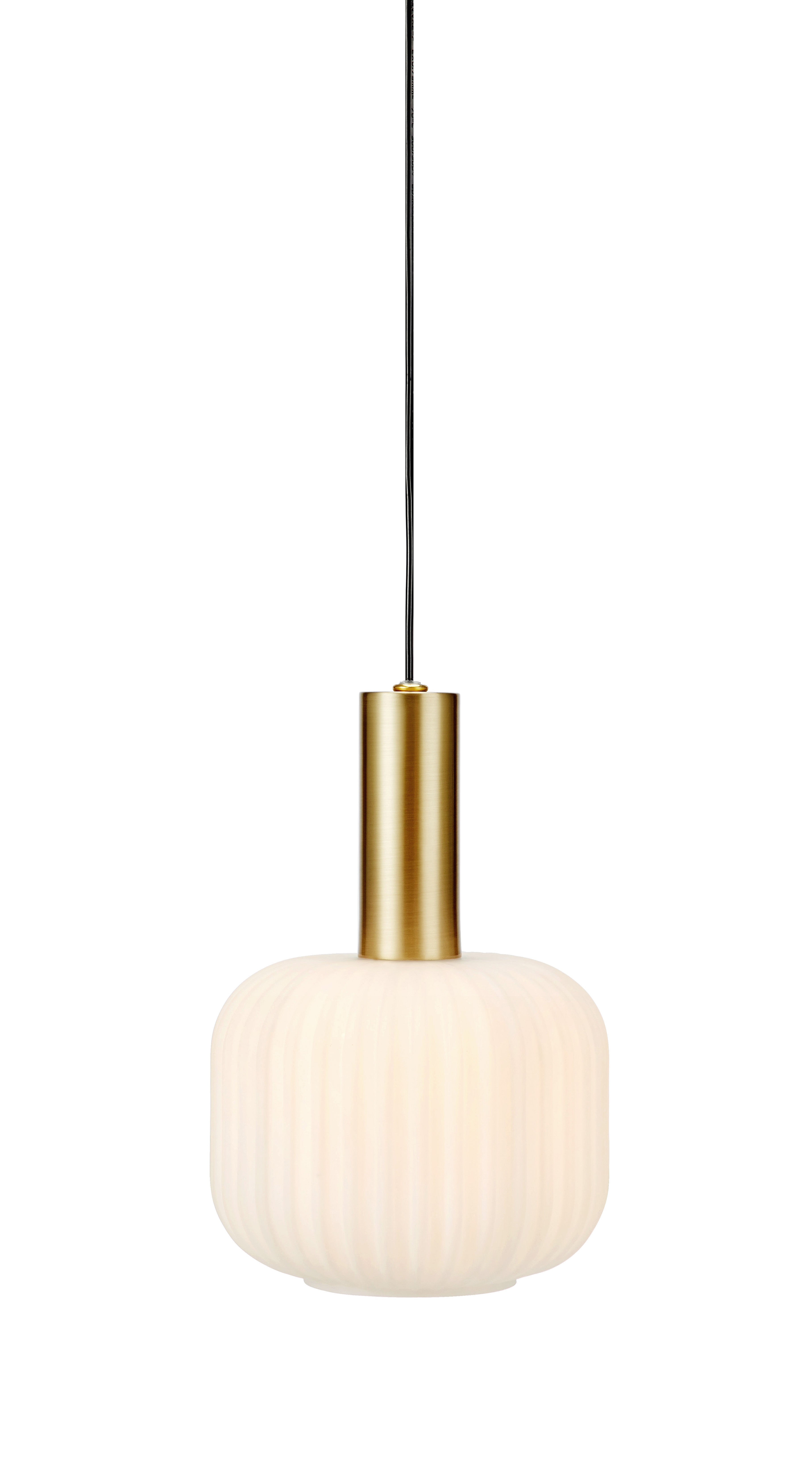 Markslöjd SOBER Pendant Small 1L Brushed Brass/White