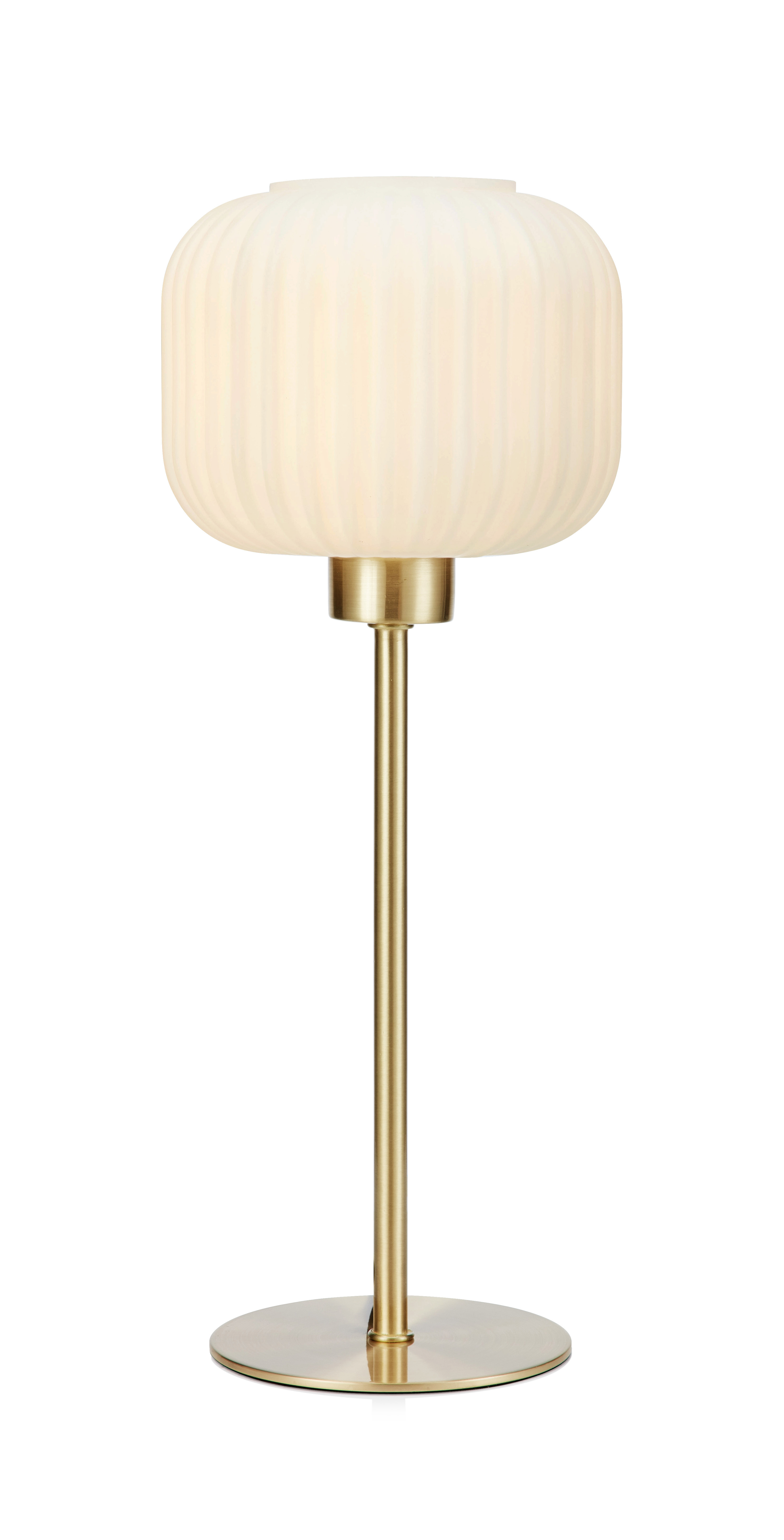 Markslöjd SOBER Table Small 1L  Brushed Brass/White