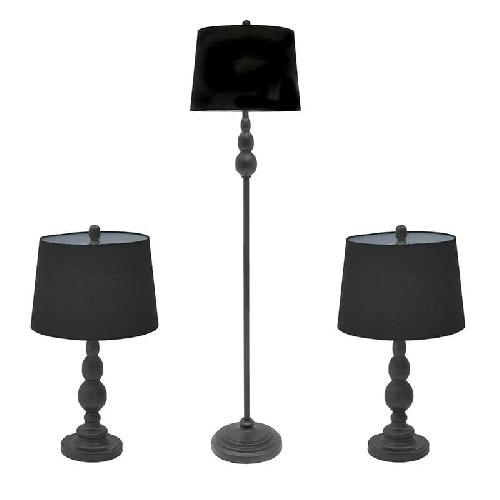 Set Of 1 Floor and 2 Table Luminaires