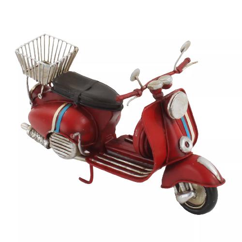 METAL SCOOTER IN RED COLOR 17X8X11