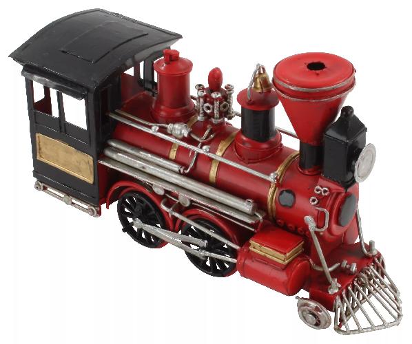 METAL TRAIN IN RED COLOR 25X8X14