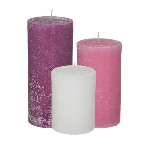 Scented Paraffin Candle Set Of 3