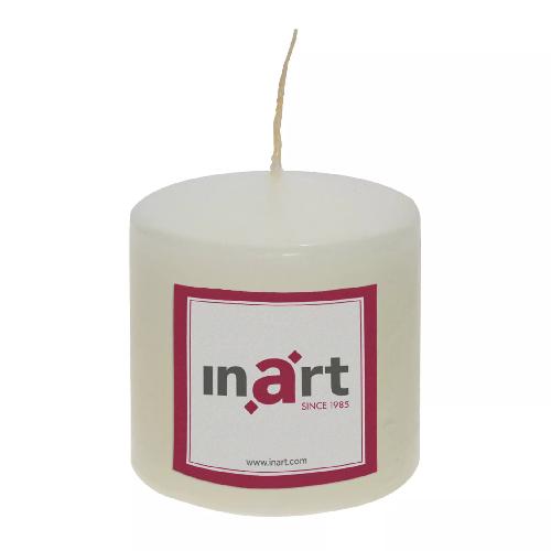 Paraffin Candle In Cream Color