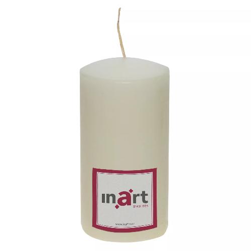 Paraffin Candle In Cream Color