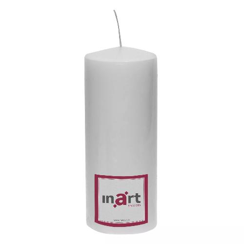 Paraffin Candle In White