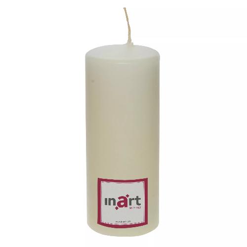 Paraffin Candle In Cream Color