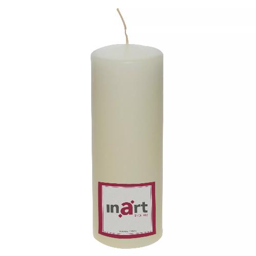 Paraffin Candle In Cream Color