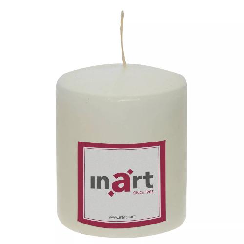 Paraffin Candle In Cream Color