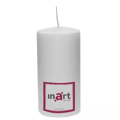 Paraffin Candle In White