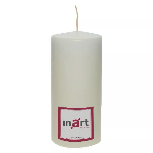 Paraffin Candle In Cream Color