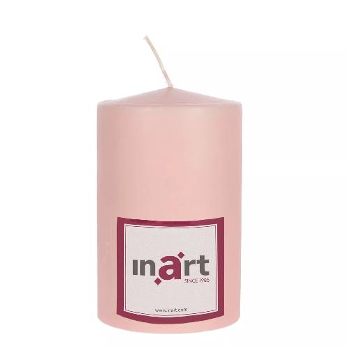 Paraffin Candle in Salmon Color