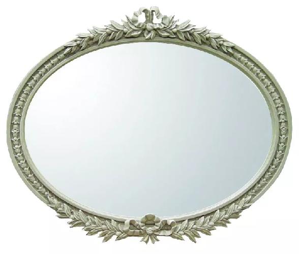 POLYRESIN WALL MIRROR IN ANTIQUE BEIGE COLOR 78X4X65