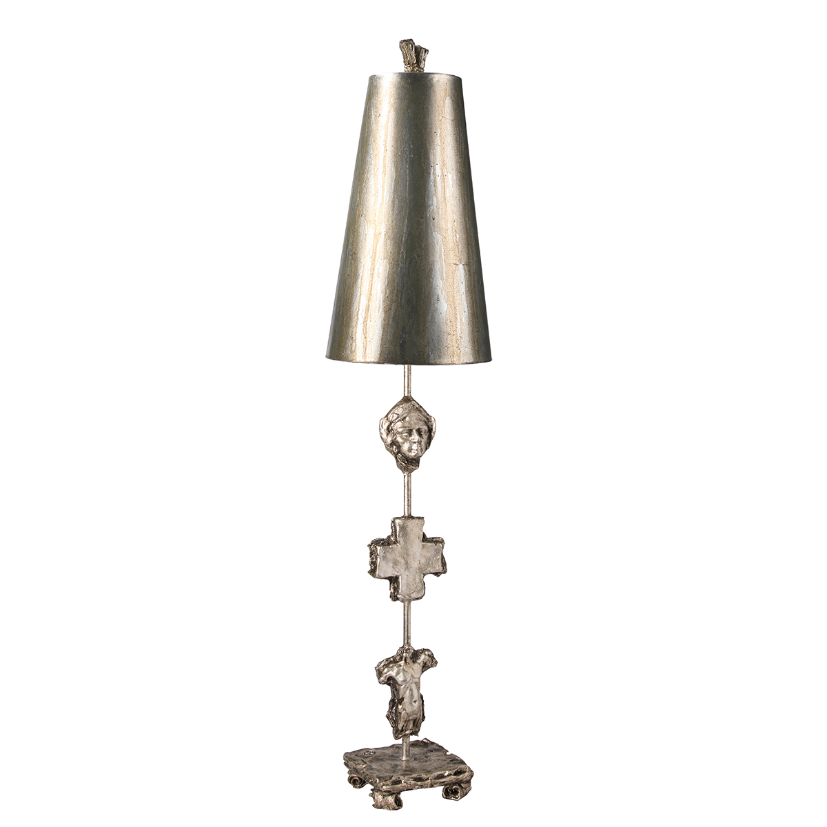 Silver Table Lamp