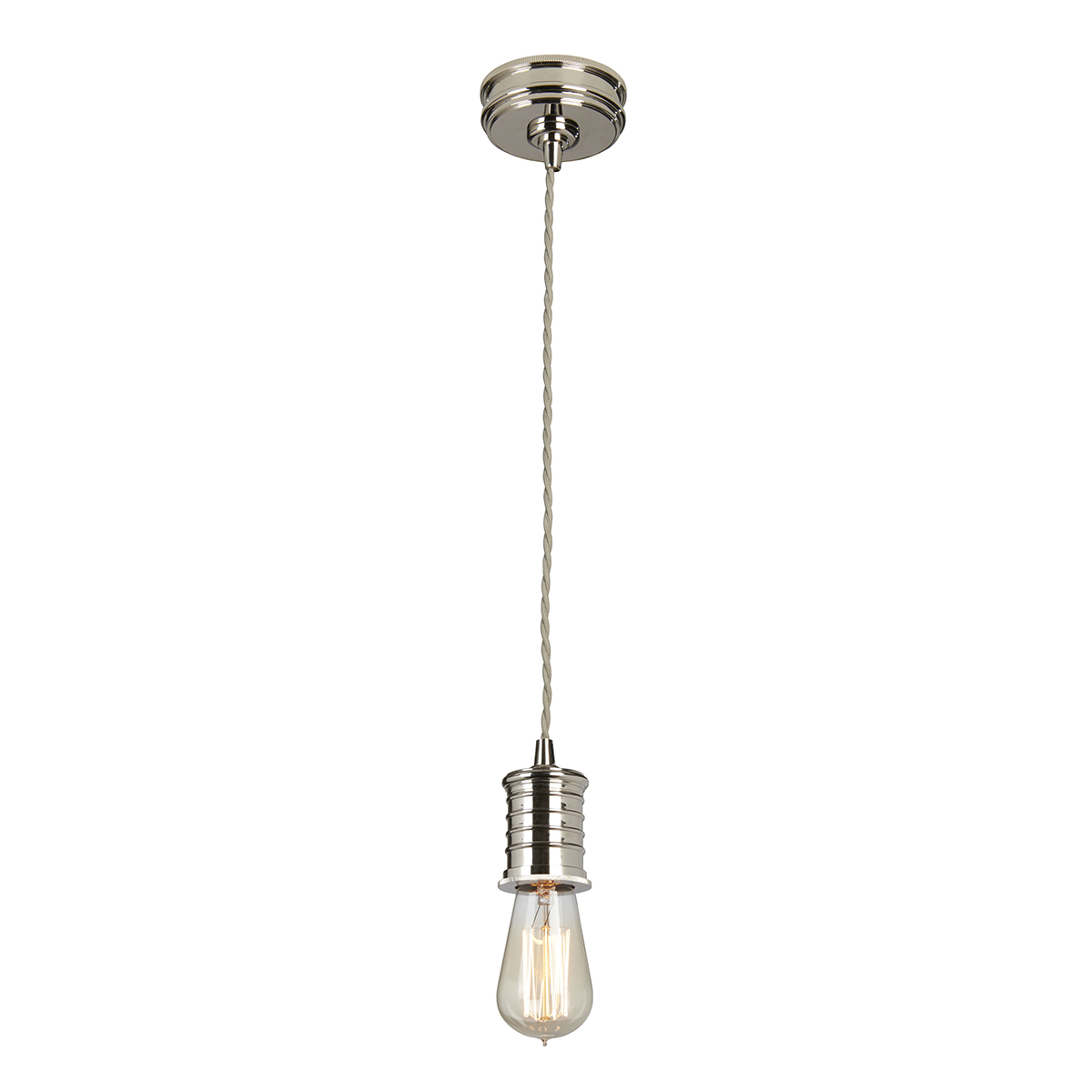 Elstead Douille Polished Nickel Pendant