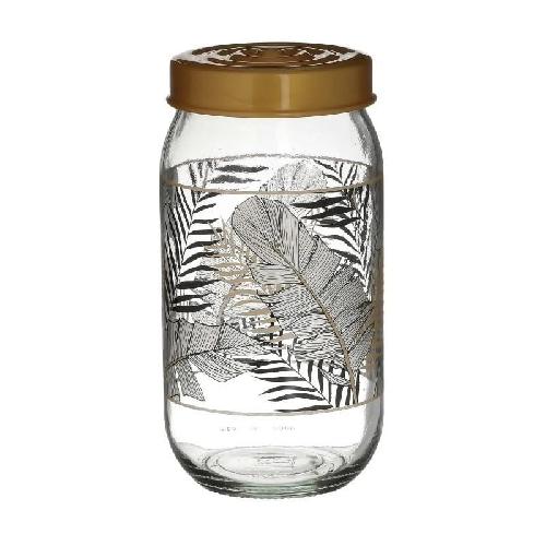 GLASS STORAGE CANISTER LEAVES 1LT Φ9Χ19