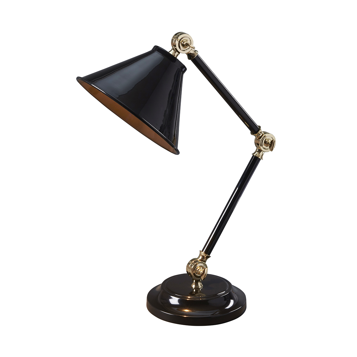 Elstead Provence Element Black/csiszolt sárgaréz Table Lamp